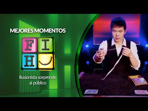 Ilusionista sorprende al público en el Festival Internacional del Humor