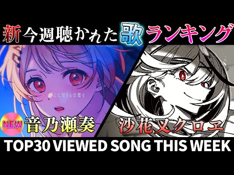 【Habit】ホロライブ歌ってみた週間ランキング  viewed cover song  week 2024/8/9～8/16【1年期間/1year 】【hololive】