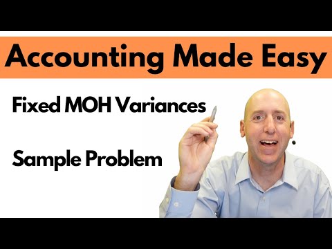 MA38 - Fixed Overhead Variances - Sample Problem