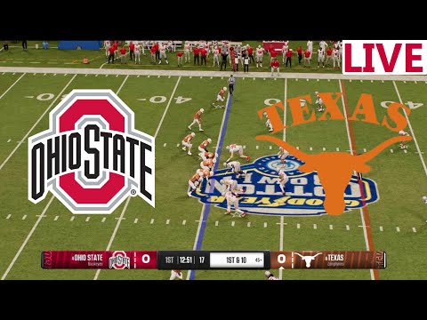 🔴LIVE 🔴Ohio State Buckeyes vs Texas Longhorns/ Cotton Bowl Game / NCAA Envivo 2025