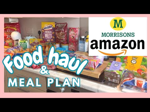 MORRISONS AMAZON PRIME FOOD HAUL & MEAL PLAN | GROCERY HAUL UK