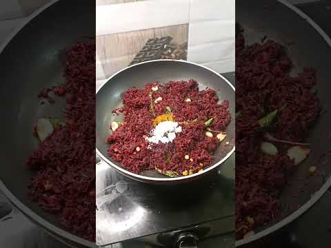 Beetroot coconut fry recipe