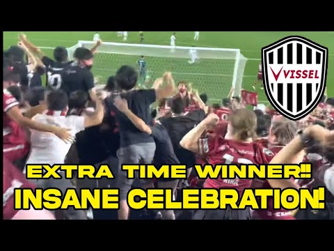 Celebrating a 92nd minute derby winning goal with the Vissel Kobe ultras!!! INSANE SCENES!