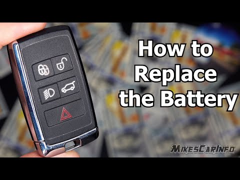 Land Rover Key Fob -- How to Replace Battery