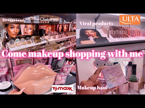 Come makeup shopping with me ♡ | Ulta, Tj maxx, & Marshall’s + haul at the end (viral products)