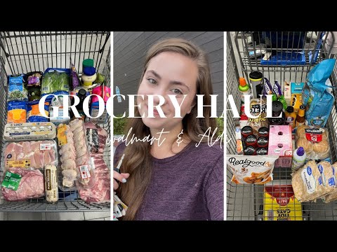 Grocery Haul from Aldi & Walmart