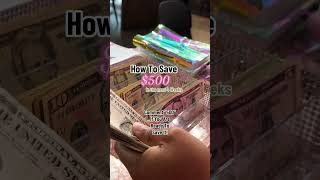 How to save $500 in 4 weeks #savingmoney #2025savingschallenges #cashstuffingsystem #howtosavemoney