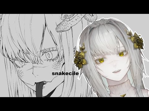 I could have been a SNAKE vtuber?? (Chatting/Drawing Stream #10) | theCecile