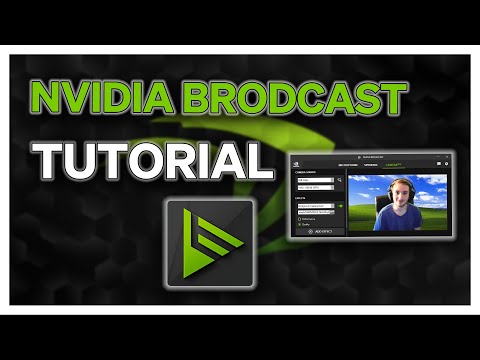 How To Use NVIDIA Broadcast - Remove Webcam Background - Microphone  Background Noise Removal