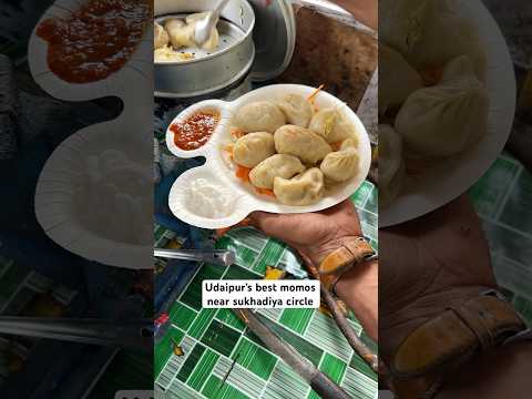 Udaipur Best Momos Near Sukhdiya circle #momos #trending #streetfood #udaipurdairies #udaipurfood