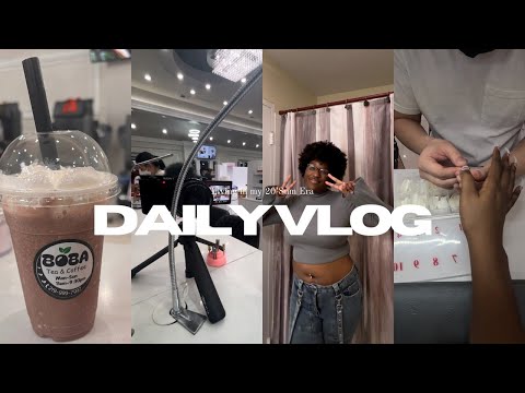 DAILY VLOG: Living in my 20’sum soft GIRL era! **Maintenance Vlog**