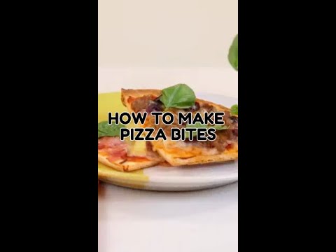 Easy homemade pizza bites 🍕