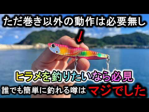 ただ巻くだけで簡単にヒラメが喰いまくると噂の神ルアー…信じてみたらマジでした