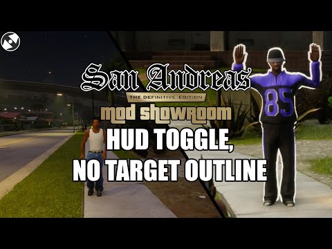 San Andreas Definitive Edition Mod Showroom #2 - HUD Toggle, No Target Outline