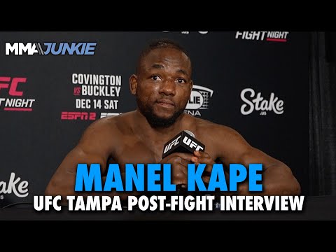 Manel Kape Warns Dana White to Live Up to Promises After TKO Win | UFC Tampa