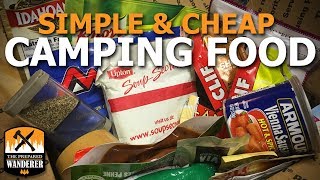 Simple and Cheap Camping Food for Backpacking, Bushcraft or Hiking