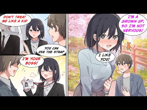 [Manga Dub] I offered the strap on the train to a young looking girl, but she turned out to be...