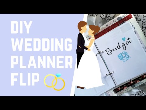 DIY Wedding Planner Flip | Planner Kawin | Skippyskittle, Married?!