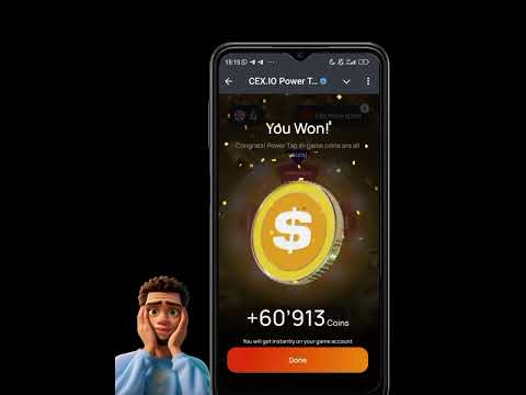 CEX.IO Power tap Spinning tricks|| Get up to 10,000 CEXP.