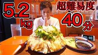 [Ultra-difficulty] Challenge to 5.2 kg for 17 people of Khao Man Gai ❗ Time limit 40 minutes