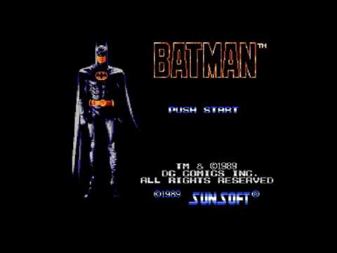 Batman NES (1989) Title Screen