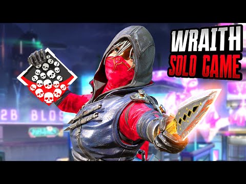 WRAITH SOLO 25 KILLS AND 5900 DAMAGE ABSOLUTELY AMAZING (Apex Legends Gameplay)