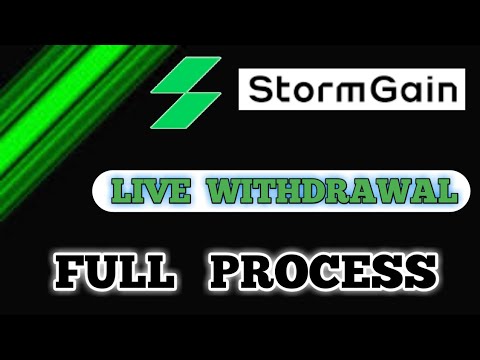 Live Payment Proof of Stormgain App # freebitcoinmining