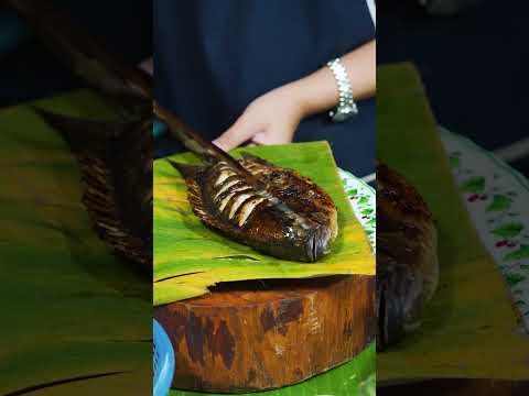 Huge Grilled Fish | Laos Food | Luang Prabang #shorts