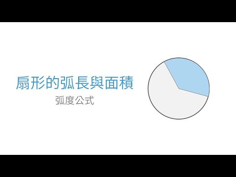 弧長與扇形面積(弧度公式) | 三角函數 | 高二(11年級) | 萬錚老師