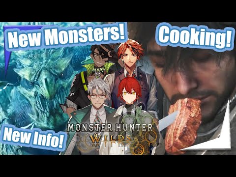 Holostars get an early peek on Monster Hunter Wilds! New monsters, info and cooking!【EngSub】