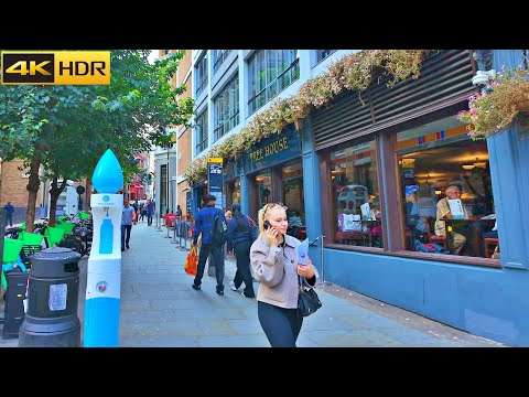 London Autumn Walk- Oct 2024 🍁London’s Cloudy and Clear Days[4K HDR]