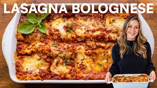 My Favorite Lasagna - Lasagna Bolognese with Ricotta