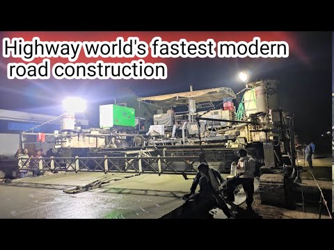 Step by step process to construct Highway road with latest technology|Road construction with machine