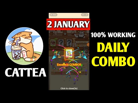 Cattea Daily Combo 3rd January | Cattea Today's Daily Combo | Daily Combo Cattea | Cattea Airdrop