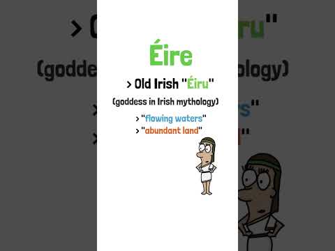 ❓🇮🇪 How did IRELAND get its name?