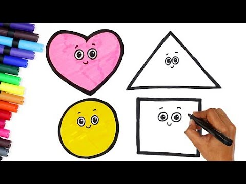 Learn Shapes,Colors,Educational video for Kids | Preschool Learning for toddlers | Chiki Art