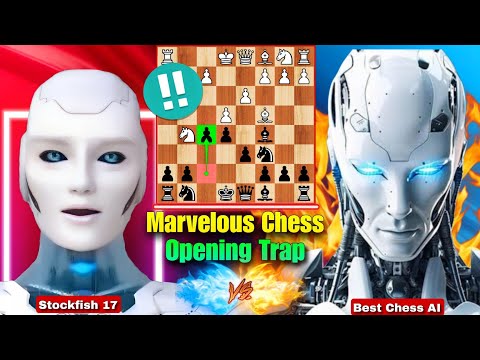 Stockfish 17 PLAYED A Marvelous Opening Trap Against The Best Chess AI Torch | Chess Opening | AI