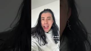 Ronnie Radke being the most funny and sassy about the micstands on TikTok (2/2024)