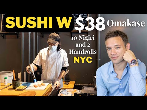 Eating at a 12 Piece $38 Omakase at Sushi W. The Most Affordable Omakase in NYC