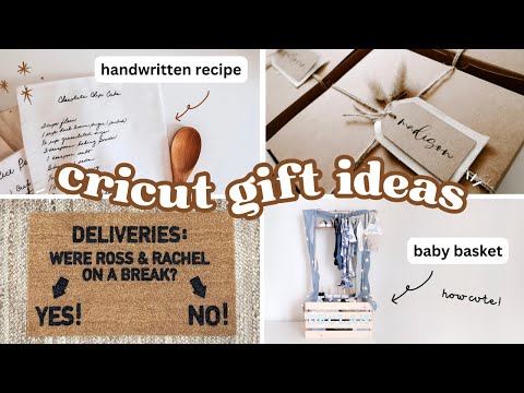 7 Cricut Gift Ideas 🎁 | DIY Gifts YOU Can Make With Your Cricut!