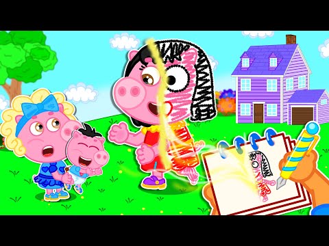 LionET | Mommy! Are You Real Pretend to Play with Magic Pen  | Cartoon for Kids