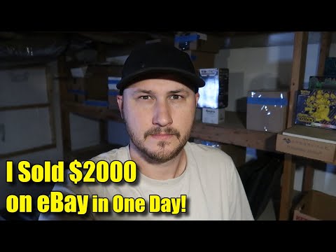 I Sold $2000 on eBay in One Day!  What's Sold on eBay?