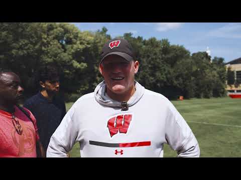 Nate Letton Media Availability || Wisconsin Football || August 14, 2024