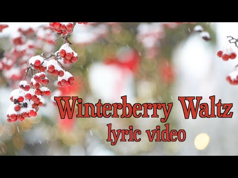 Winterberry Waltz - lyric video (Harp Twins original)