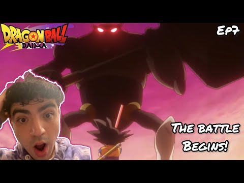 THE BATTLE BEGINS! | DRAGON BALL DAIMA EPISODE 7 REACTION