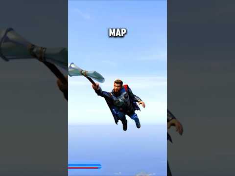 How fast Thor can get across the map in GTA games!! #shorts #gta #grandtheftauto #superhero #gaming