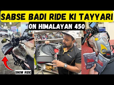 TABAAHI SHOPPING For LONGEST RIDE EVER On Himalayan 450 | 5000kms Adventure Soon 🔥🔥