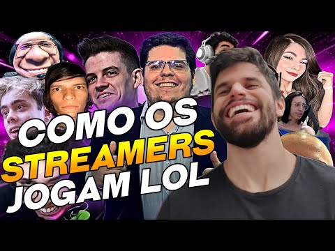 COMO OS STREAMERS REALMENTE JOGAM LOL - REACT BRONZIOCRE