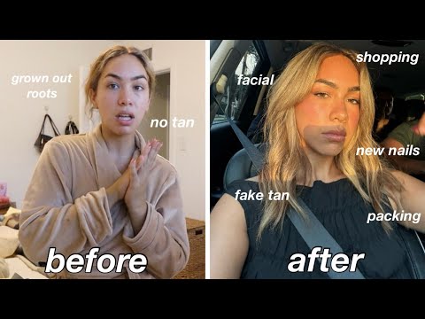 24-HOUR GLOW UP TRANSFORMATION *for a trip*