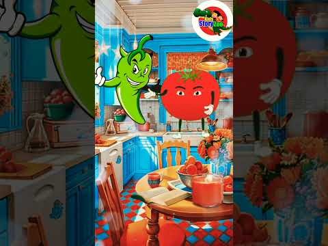 लाल टमाटर | lal tamatar | Hindi Poems - Hindi Rhymes For Children #shorts #trends #nurseryrhymes